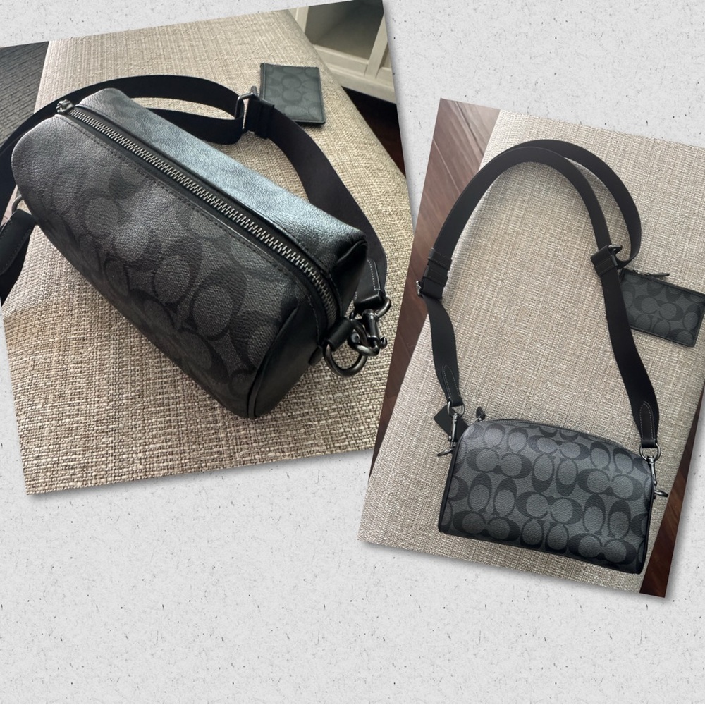 Coach Mens Collection Barrel Bag + ID Case
